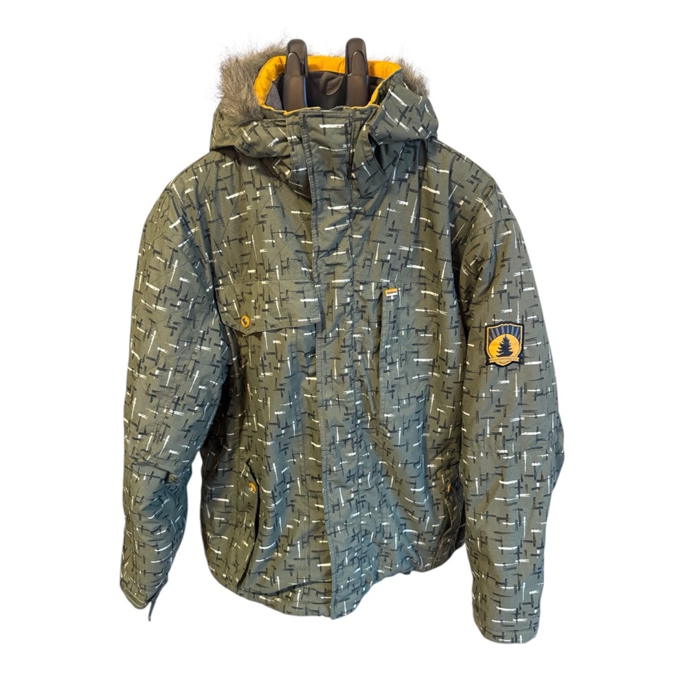 RIPZONE Core Winter/Snowboarding Junior Jacket L Water Repellent 380 g Sherpa